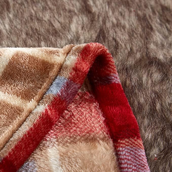 MERRYLIFE Throw Blanket Plaid| Ultra-Plush Soft Colorful | Decorative Couch Travel Love Urban Throw Blanket(40" 50", Love Urban)