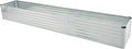 12x2x1.5ft Galvanized Raised Garden Bed,Outdoor Planter Box Metal Patio Kit Planting Bed for Vegetables Flowers Herb,Silver