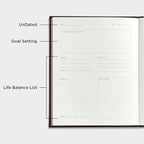 And Per Se Wellness Journal, Undated Daily Wellness Planner to Practice Positive Thinking, Mindfulness & Reflection, 91 Days Self-Care Journal For Women & Men (Black)