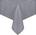 sancua Rectangle Tablecloth - 90 x 132 Inch - Water Resistant Spill Proof Washable Polyester Table Cloth, Decorative Fabric Table Cover for Dining Tables, Buffet Parties and Camping, Light Grey