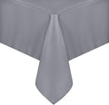 sancua Rectangle Tablecloth - 70 x 90 Inch - Stain and Wrinkle Resistant Washable Polyester Table Cloth, Decorative Fabric Table Cover for Dining Tables, Buffet Parties and Camping, Light Grey