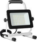 UFOND 4000 Lumen LED Work Light with Stand,40W Waterproof Portable Flood Lights, Worklight Brightness Angle Adjustable, with Switch Power Cord, Suitable for Construction Sites, Garage Workshop