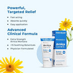 VitaMedica Arnica Gel Plus 15 Healing Plant Compounds, Extra Strength Formulation for Bruising, Swelling, Joint Pain, Muscle Soreness & Stiffness, All-Natural, Plant-Based Pain Relief