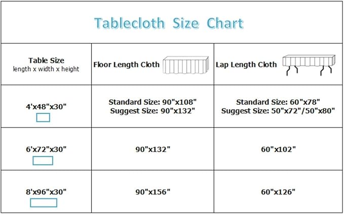 SquarePie Sequin Tablecloth 50 x 72 Inch Teal Sparkly Table Linen for Wedding Party