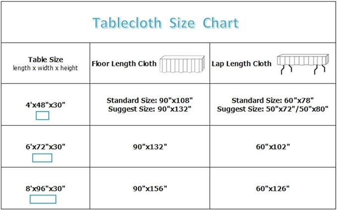 SquarePie Sequin Tablecloth 90 x 132 Inch Baby Blue Sparkly Table Linen for Wedding Party