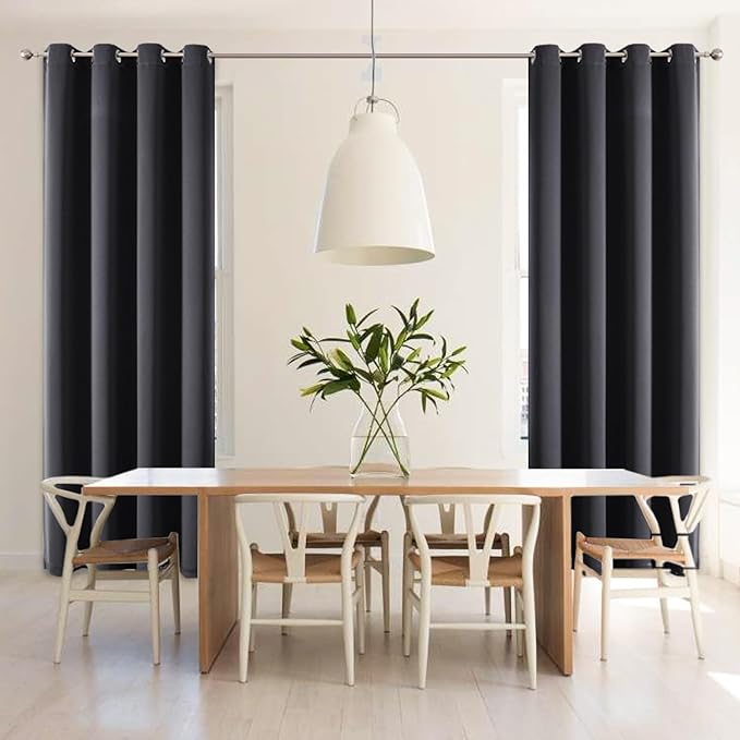 ChrisDowa Custom Blackout Curtain for Bedroom and Living Room. Thermal Insulated Room Darkening Curtain 1 Panel (Custom Size and Color)