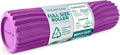 Oceanfoam Tidal Roller - Magenta - Muscle Massage Foam Roller for Back Pain & Stretching - Firm and Ergonomic Wide Wave Textured - Yoga, Athletics, & Wellness - Full Size, 20" x 5"
