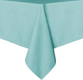 sancua Rectangle Tablecloth - 60 x 84 Inch - Stain and Wrinkle Resistant Washable Spring Table Cloth, Decorative Fabric Table Cover for Dining Tables, Buffet Parties and Camping, Turquoise
