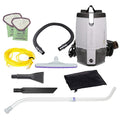 ProTeam Vacuum Backpack, ProVac FS 6 Commercial Backpack Vacuum Cleaner with HEPA Media Filtration and Small Business Kit, 6 Quart, Corded