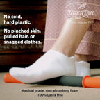 Tiger Tail 11in Massage Stick Portable Roller, Handheld, Deep Tissue Foam Roller for Legs, Neck, Calves, Thighs, Shins & Back, The Roadster 11, Made in USA, Orange Black