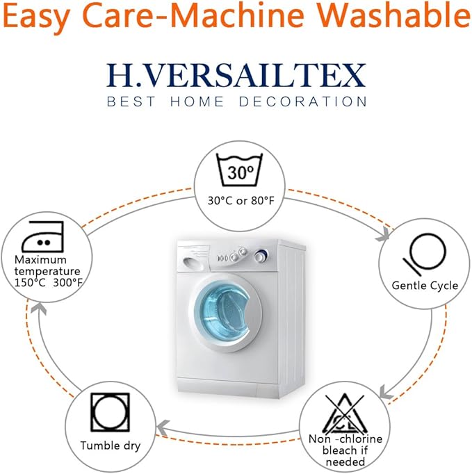 H.VERSAILTEX Super Stretch Individual Seat Cushion Covers Sofa Covers Couch Cushion Covers Slipcover Sets Thick Jacquard Textured Twill Fabric (2 Piece Medium Sofa Cushion Covers, Burgundy Red)