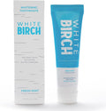 White Birch Activated Charcoal Toothpaste - Professional Teeth Whitening - Natural, No Fluoride Oral Care