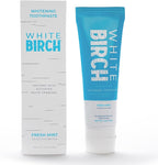 White Birch Activated Charcoal Toothpaste - Professional Teeth Whitening - Natural, No Fluoride Oral Care