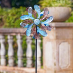 Viveta Wind Spinner for Yard and Garden, 58.7 * 12.6" Kinetic Wind Spinners Metal Windmills for Outside Yard Patio Lawn Decor