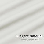 Easy-Going Blackout Curtains for Bedroom, Solid Thermal Insulated Grommet and Noise Reduction Window Drapes, Room Darkening Curtains for Living Room, 2 Panels (42x36 in, Ivory)