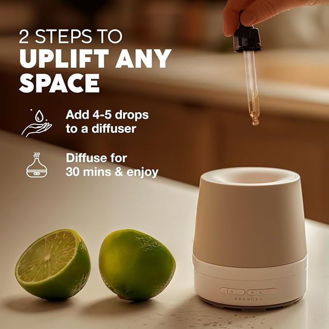 Kukka Lime Essential Oil for Skin - 4 Fl Oz - 100% Pure Natural Lime Oil for Diffuser, Hair, Candles & Soap Making Scent DIY
