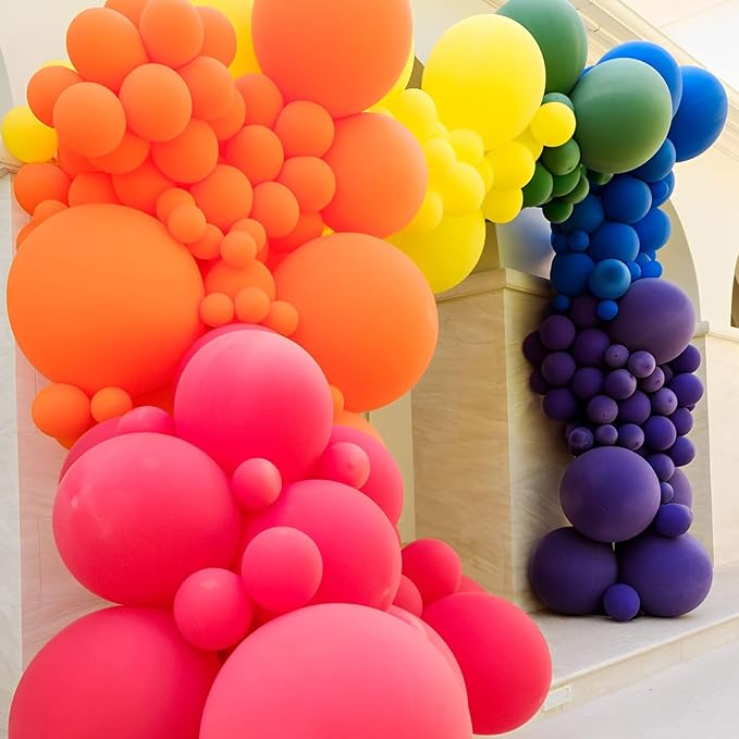 130pcs Orange Balloons Different Sizes 18" 12" 10" 5" Orange Matte Latex Balloons for Boys Girls Birthday Baby Shower Gender Reveal Wedding Gender Reveal Autumn Party Decorations