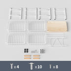 5-Layer Fruit Basket Kitchen Food Storage Organizer and Storage Rack, Stackable Storage cart with Desktop, Pull-Out Hollow Metal Storage Basket, Wheeled Sorting Rack Spice Rack