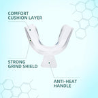 Thermoplastic Teeth Whitening Mouth Trays Tooth Mouth Guard Whitening Teeth Trays with Case Mold Dental Oral Care Kit for Sports, Guard Teeth Grinding at Night for Sleep Well