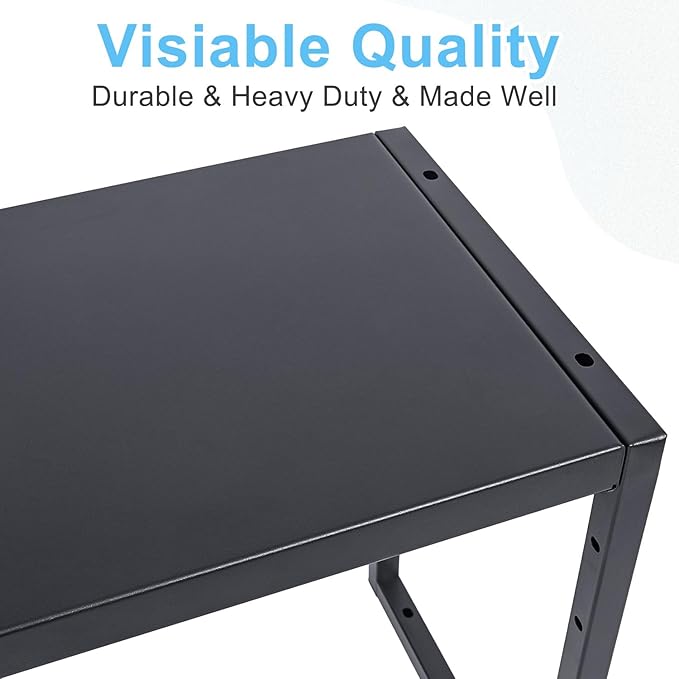 Expandable Metal Storage Shelves,110LBS Heavy Duty Shelving Units and Storage For Small Appliance, Adjustable Metal Storage Shelf Rack For kitchen Cabinet Closet Pantry Warehouse Garage,Patent Pending