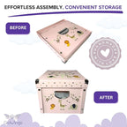 GroWings Baby Keepsake Box - Large Memory Storage for Newborns, Suitable for Boys and Girls, Strong, Durable, and Collapsible Gifts