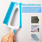 Pet Rubber Brush with Mini Dustpan,Dog Cat Hair Removal Brush with Squeegee,Portable Small Carpet Brush for Clothes,Cars,Sofa,Bed Sheet