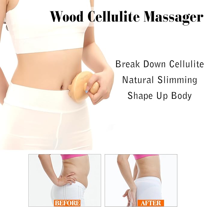 Wood Therapy Massage Tools Cellulite Massager Roller Wooden Body Brush Fascia Blaster Brush Body Shaping Professional Maderoterapia Kit Lymphatic Drainage Massager