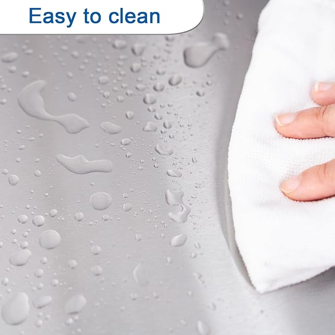 HARDURA Stainless Steel Shelf 14" x 60", 350lb Commercial Shelves Wall Mount Metal Shelving with Backsplash and Brackets for Kitchen, Restaurant, Laundry Room and Home