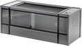 New Age Pet ECOFLEX 60-Inch Mojave Reptile Lounge in Grey- Durable, Moisture-Resistant Wood Plastic Composite Habitat with Vented Side Panels, Removable Sliding Glass Doors & Lock