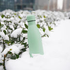 Insulated Water Bottles,25 oz Double Wall Stainless Steel Vacumm Metal Flask for Sports Travel,Macaron Green