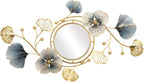 Lucky Monet Wall Art Decor Large Metal Wall Art Modern Geometric Circular Decor Wall Sculptures Wall Hanging Decoration for Living Room Dinning Room Bedroom Entryway Kitchen (Style 3)