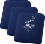 hyha Waterproof Couch Cushion Covers, Stretch Sofa Couch Seat Slipcover for Dog Washable, Non-Slip Waterproof Outdoor Cushion Covers for Patio Furniture Replacement (3 Pieces, Navy)