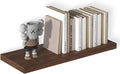 12 Inch Deep Floating Shelves for Wall 1 Pack Floating Shelves Large Storage Space Wall Mount Shelf for Living Room Kitchen Bathroom 30" W x 12" D x 1.2" H Walnut