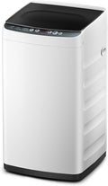 Midea MLTW09M1BWW Portable Washer with 6 Cycles, Drum Clean, Quick, Stainless Steel Tub, Transparent Lid, LED Display Washing Machine, 0.9 cu. ft, White