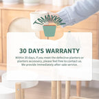 TAMAYKIM 4 Inch Ceramic Plant Pots with Drainage Holes, Modern Flower Planter with Saucer for Indoor Plants, Succulent, Cactus & Herbs, Beige, Set of 4 (Plants Not Included)