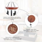 ASTARIN Personalized Wind Chimes Outdoor Deep Tone,35'' Customized Memorial WindChimes for Loss of Loved One,Melody Wind Chime Unique as Sympathy Gift,Home Décor for Garden