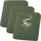 hyha Waterproof Couch Cushion Covers, Stretch Sofa Couch Seat Slipcover for Dog Washable, Non-Slip Waterproof Outdoor Cushion Covers for Patio Furniture Replacement (3 Pieces, Bronze Green)