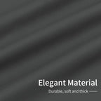Easy-Going Blackout Curtains for Bedroom, Solid Thermal Insulated Grommet and Noise Reduction Window Drapes, Room Darkening Curtains for Living Room, 2 Panels (34x63 in, Gray)