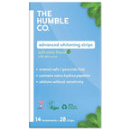 The Humble Co. Advanced Whitening Strips – Sensitive Teeth Whitening Strips, Enamel Safe and Peroxide Free for Sensitive Teeth, Vegan and Cruelty Free (14 Treatments, 28 Count)