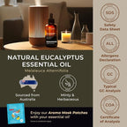 Gya Labs Eucalyptus Essential Oil for Diffuser - Huge 4 Fl Oz - 100% Pure Natural Eucalyptus Oil for Skin, Humidifier, Aromatherapy & Candle Making Scent