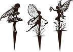 Decorative Garden Stakes, Fairy Garden Statues for Home and Garden (3)