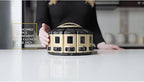 KitchenArt 57010 Select-A-Spice Auto-Measure Carousel Professional Series, Satin