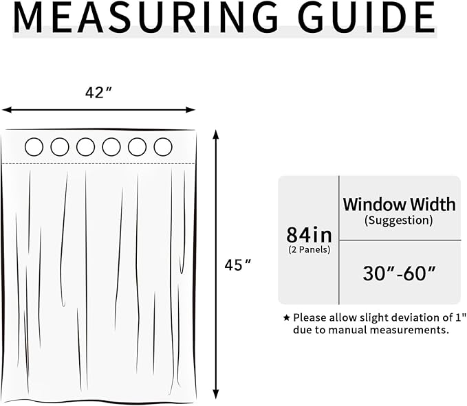 Easy-Going Blackout Curtains for Bedroom, Solid Thermal Insulated Grommet and Noise Reduction Window Drapes, Room Darkening Curtains for Living Room, 2 Panels (42x45 in, Light Gray)