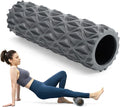 Foam Roller - 15 inch Deep Tissue Massager for Muscle Massage, Myofascial Trigger Point Release, Exercise, Yoga, Pilates & Stretching(Gray)