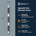 KOAPRO Whole Body Massage Tool - Myofascial Release Tool, Manual Trigger Point and Deep Tissue Massager, Holistic Fascia Health for Cellulite Massage on Legs, Back, and More - Full Body Massage Stick