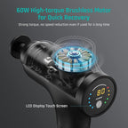 Mebak 3 Massage Gun, Massage Gun Deep Tissue for Athletes, Professional Muscle Percussion Massage Gun,Massager Gun for Shoulder Leg Back Body Pain Relief,Quiet Portable Sport Massager, Gifts for Him