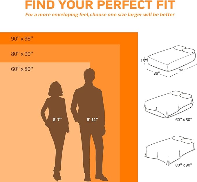 Colorful Throw Blanket 80"x90" Pure Cotton Luxury Throw Rustic Quilt Floral Pattern Home Decor Orange Blanket Lightweight Picnic Blanket(80"x90",04-Garland)