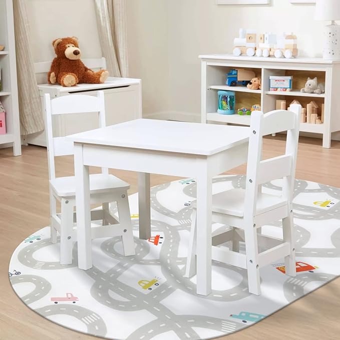 STARUIA Road Traffic Kids Rug Children Playing with Cars Playmat 4x6 Ft, Washable Play Carpet for Kids Playroom, Non-Slip Have Fun Safe Baby Nursery Rug for Toddler Boy's Bedroom Game Room Grey