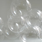 130pcs Clear Balloons Different Sizes 18" 12" 10" 5" Transparent Latex Balloon Garland Arch Kit for Birthday Baby Shower Graduation Wedding Gender Reveal Anniversary Party Decorations