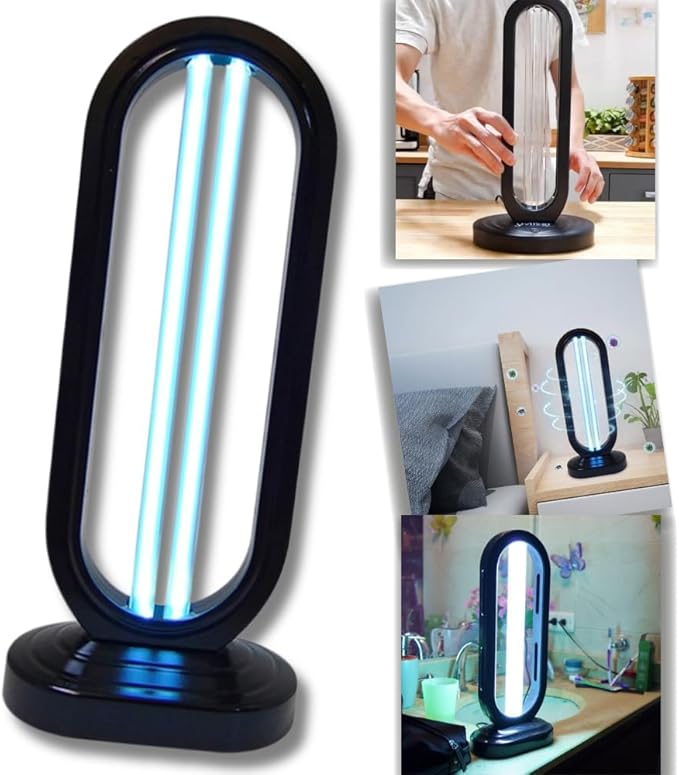 UVLIZER Tower - UV Light Sanitizer & Ultraviolet LED Lamp (UV-C Cleaner for Home, Office, Room | UVC Disinfection Lamp | Kill 99% of Germs, Bacteria, Virus, Mold, Dust Mites | USA)